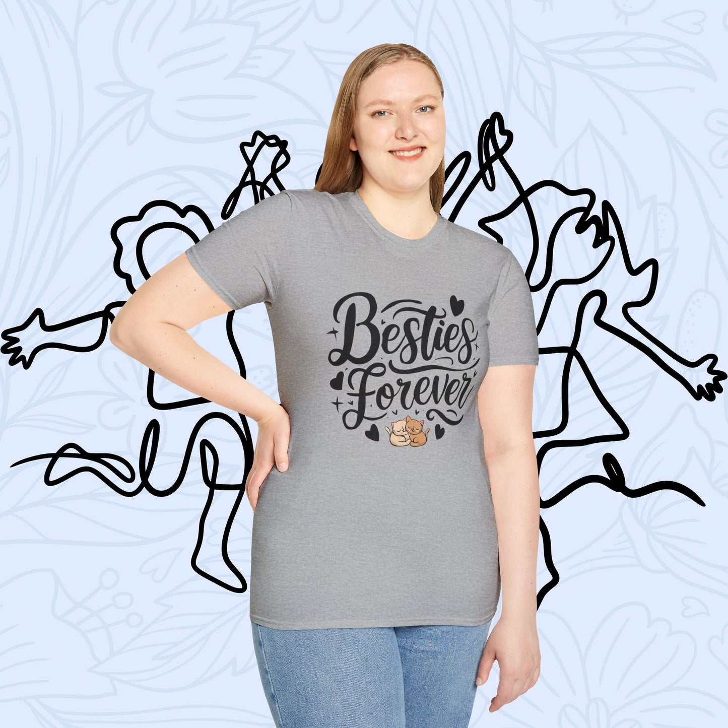 Besties Forever Cotton T-Shirt