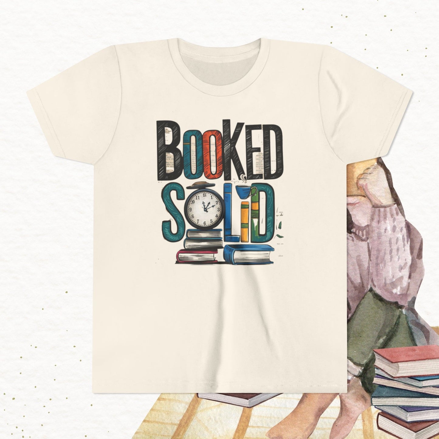 Booked Solid Youth Heavy Cotton T-Shirt