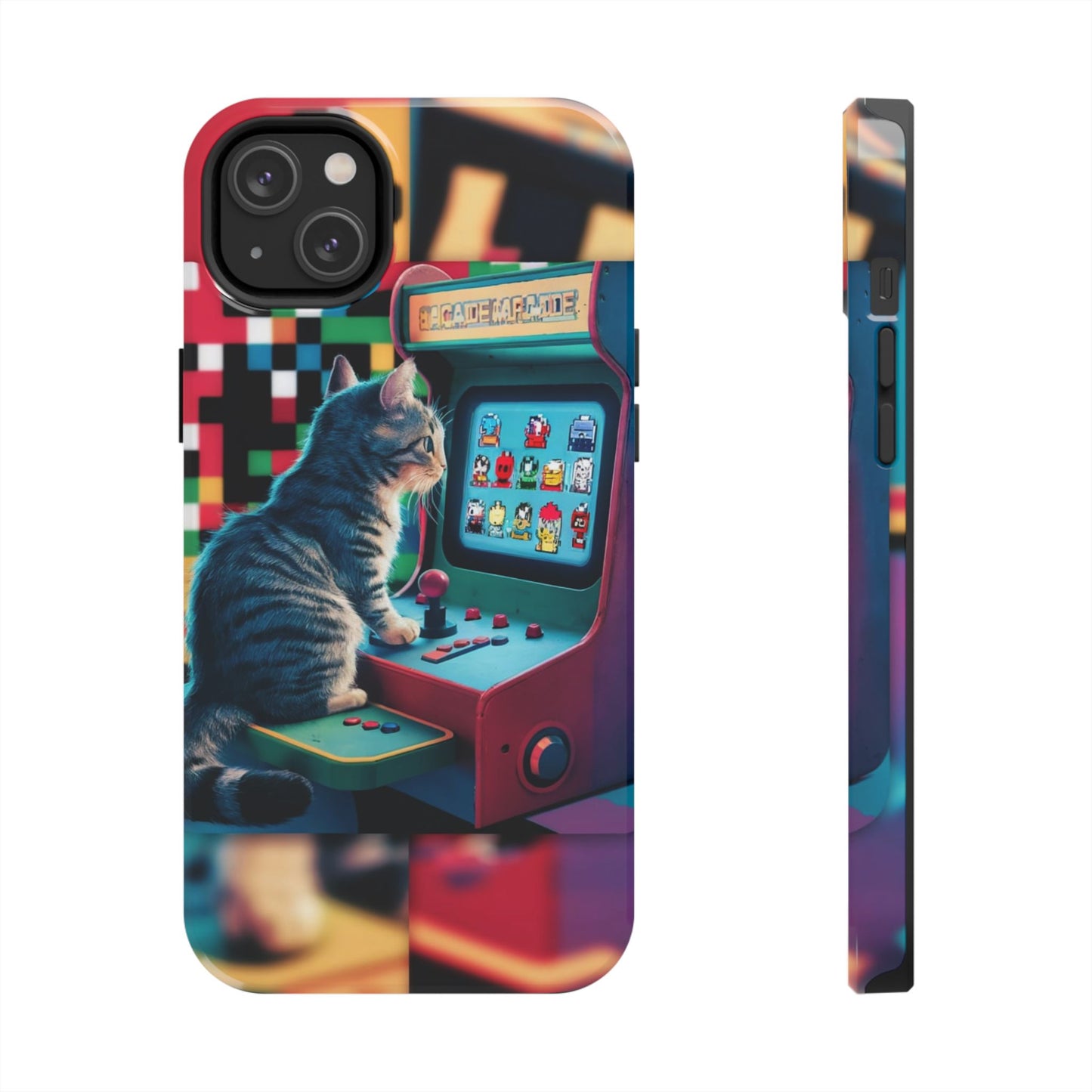 Meowstalgia Wireless Charging Support Tough Case.