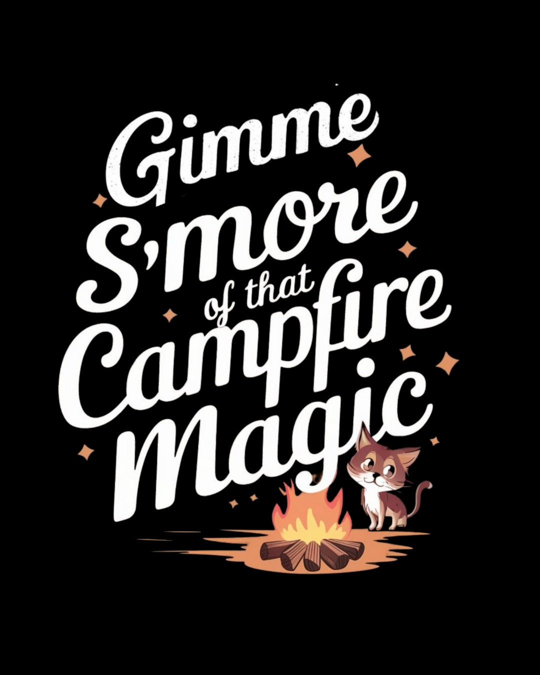 Gimme S'more of that Campfires Magic Cotton T-Shirt