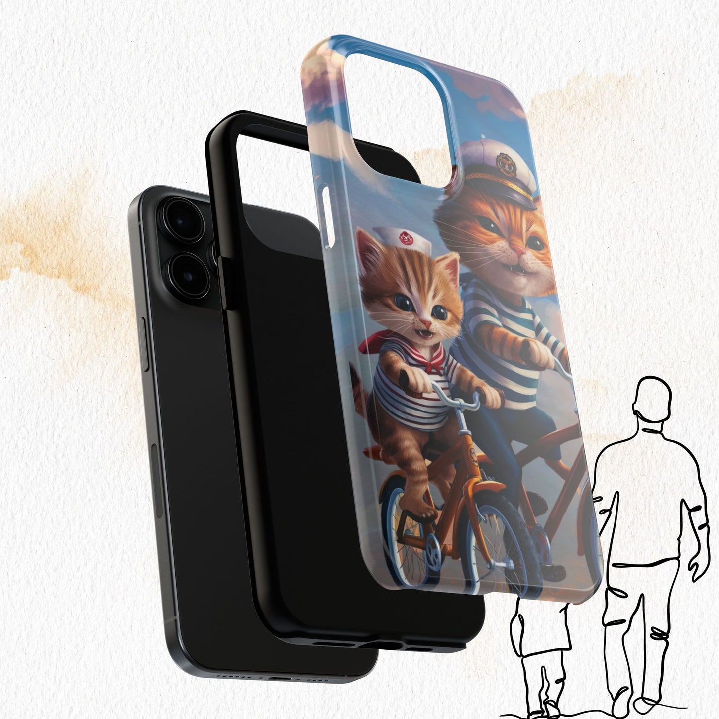 Nine Lives Wireless Charging Support Tough Case