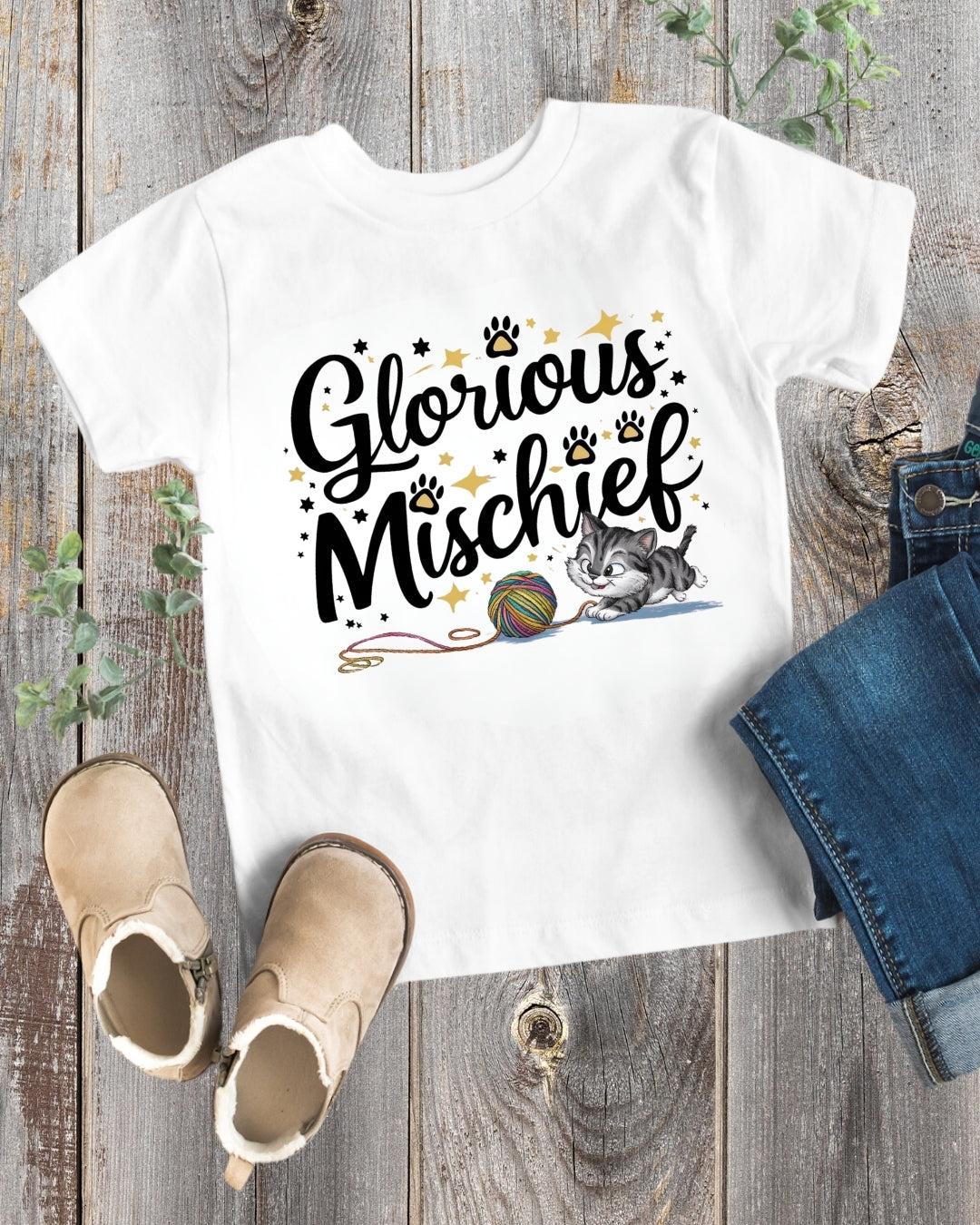 Glorious Mischief Toddler Cotton T-Shirt