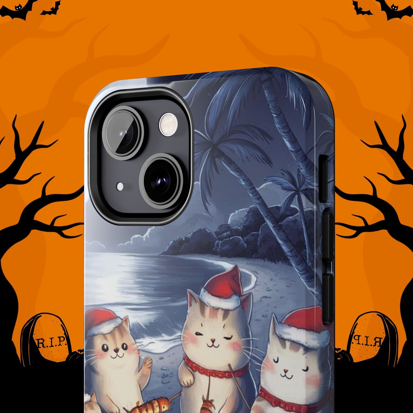 Meowmas Magic Wireless Charging Support Tough Case