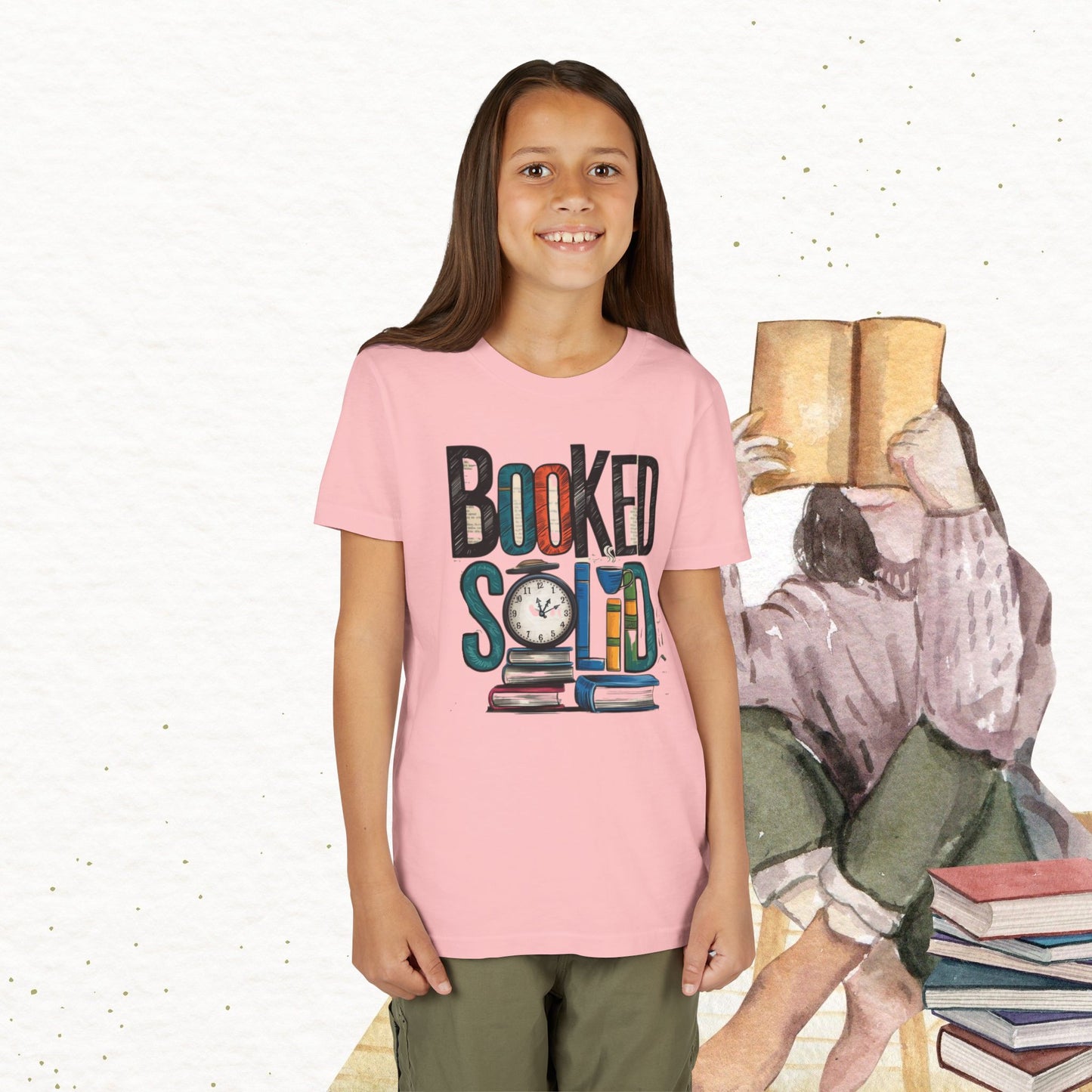Booked Solid Youth Heavy Cotton T-Shirt