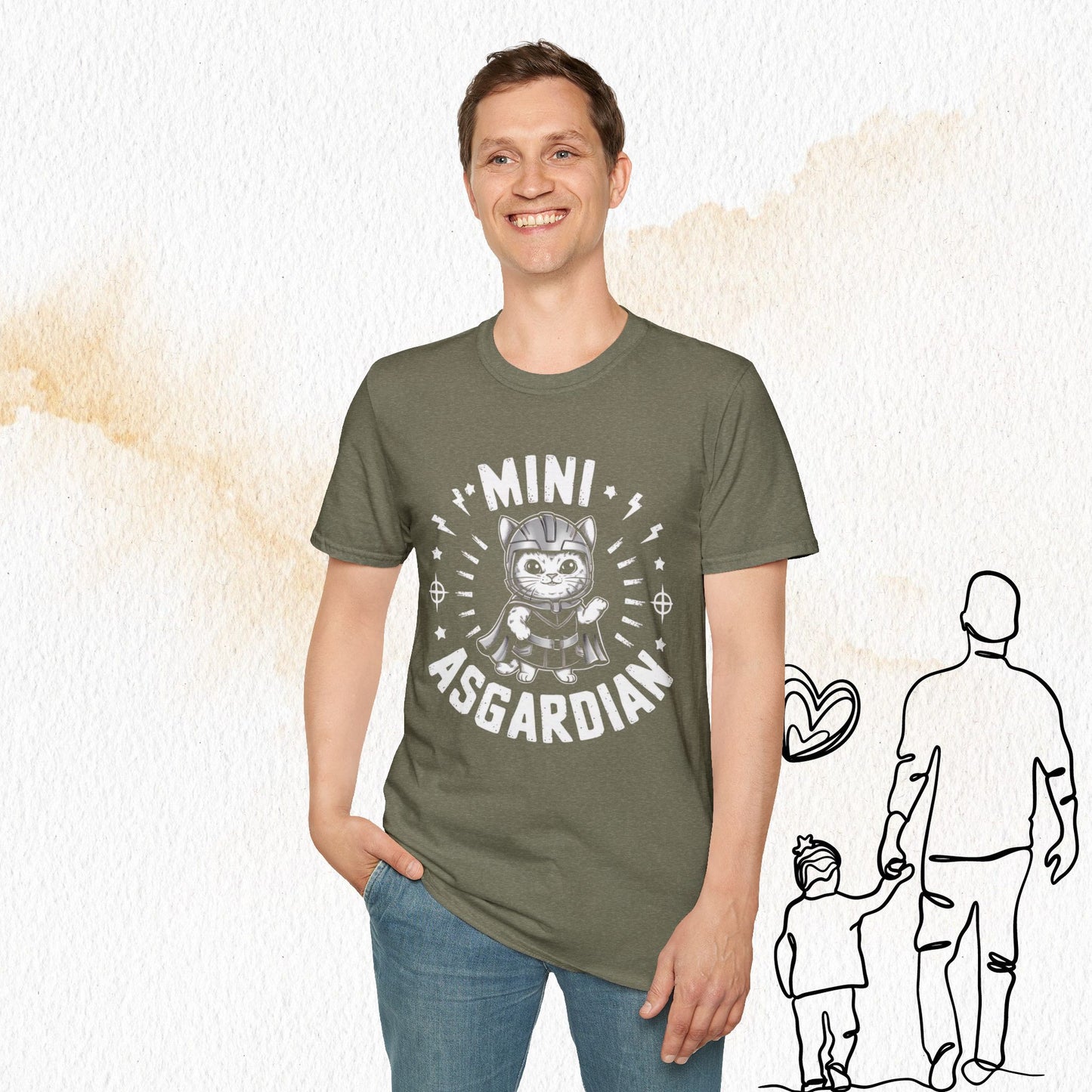 Mini Asgardian Cotton Men Tees