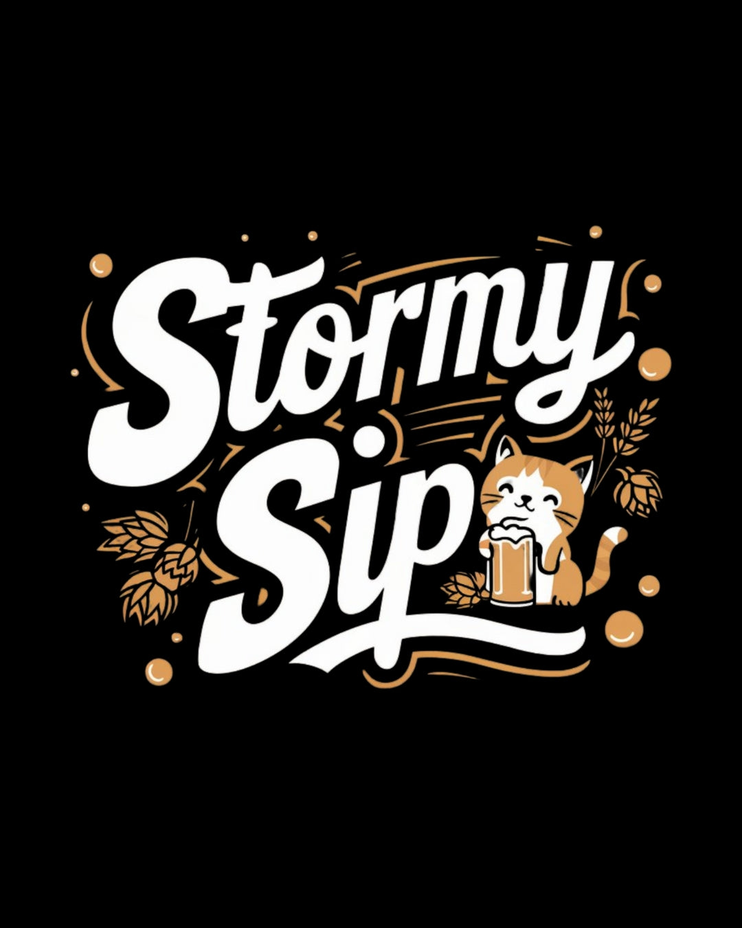 Stormy Sip Women T-Shirt