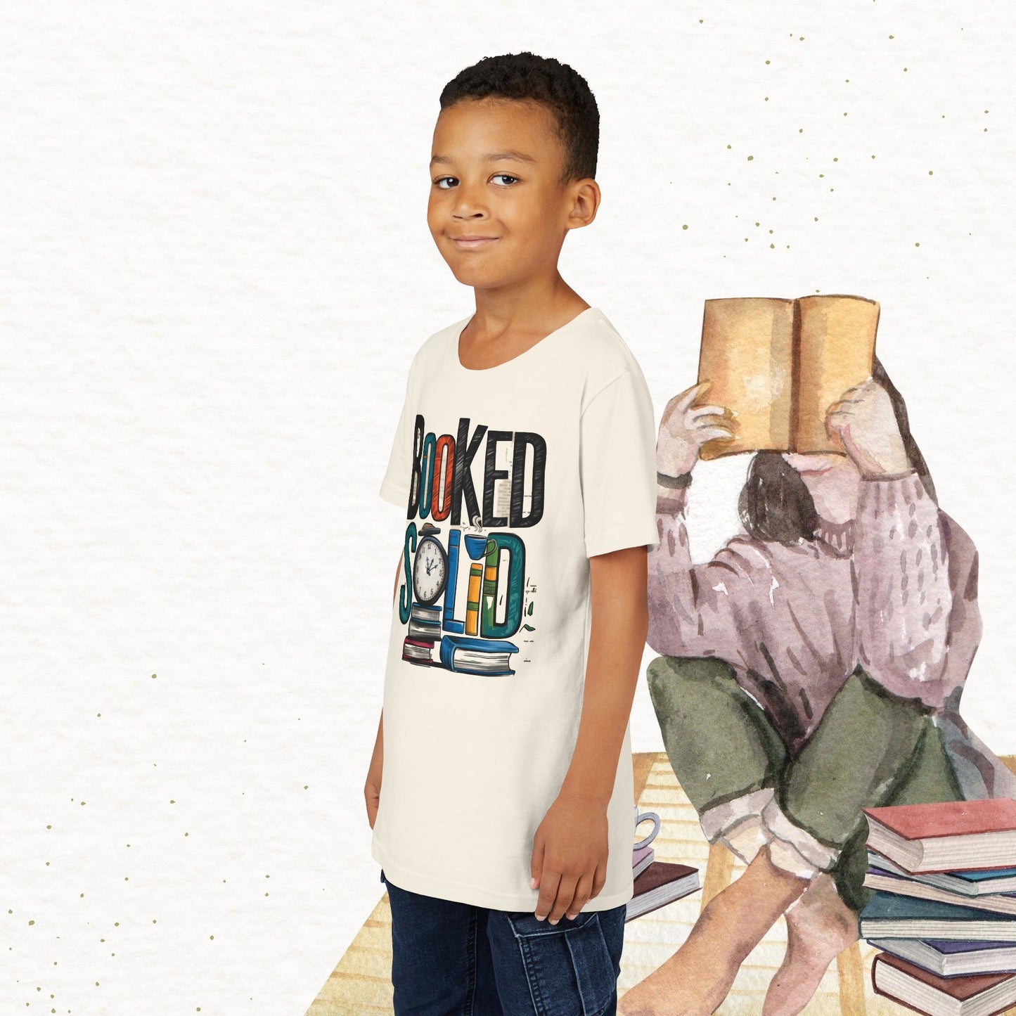 Booked Solid Youth Heavy Cotton T-Shirt