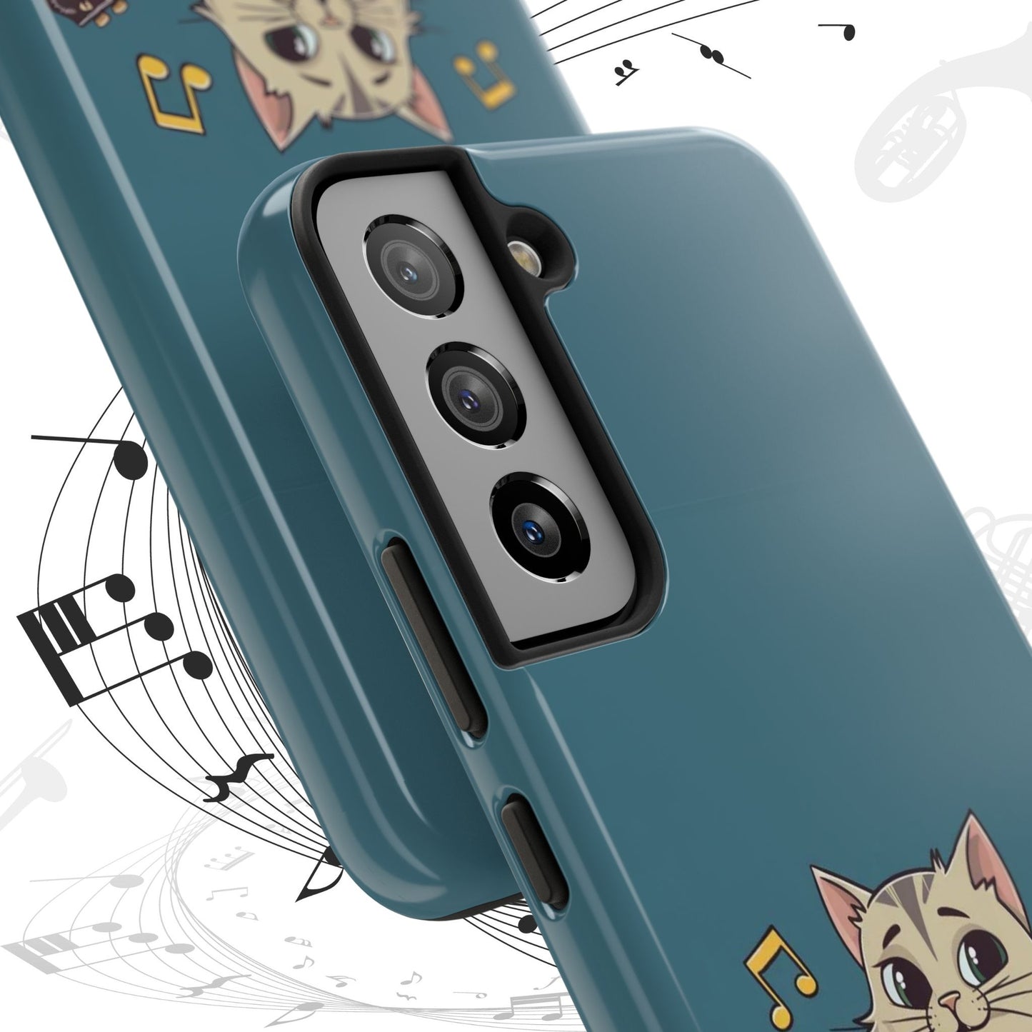 Tuneful Treasures Wireless Charging Support Tough Case.