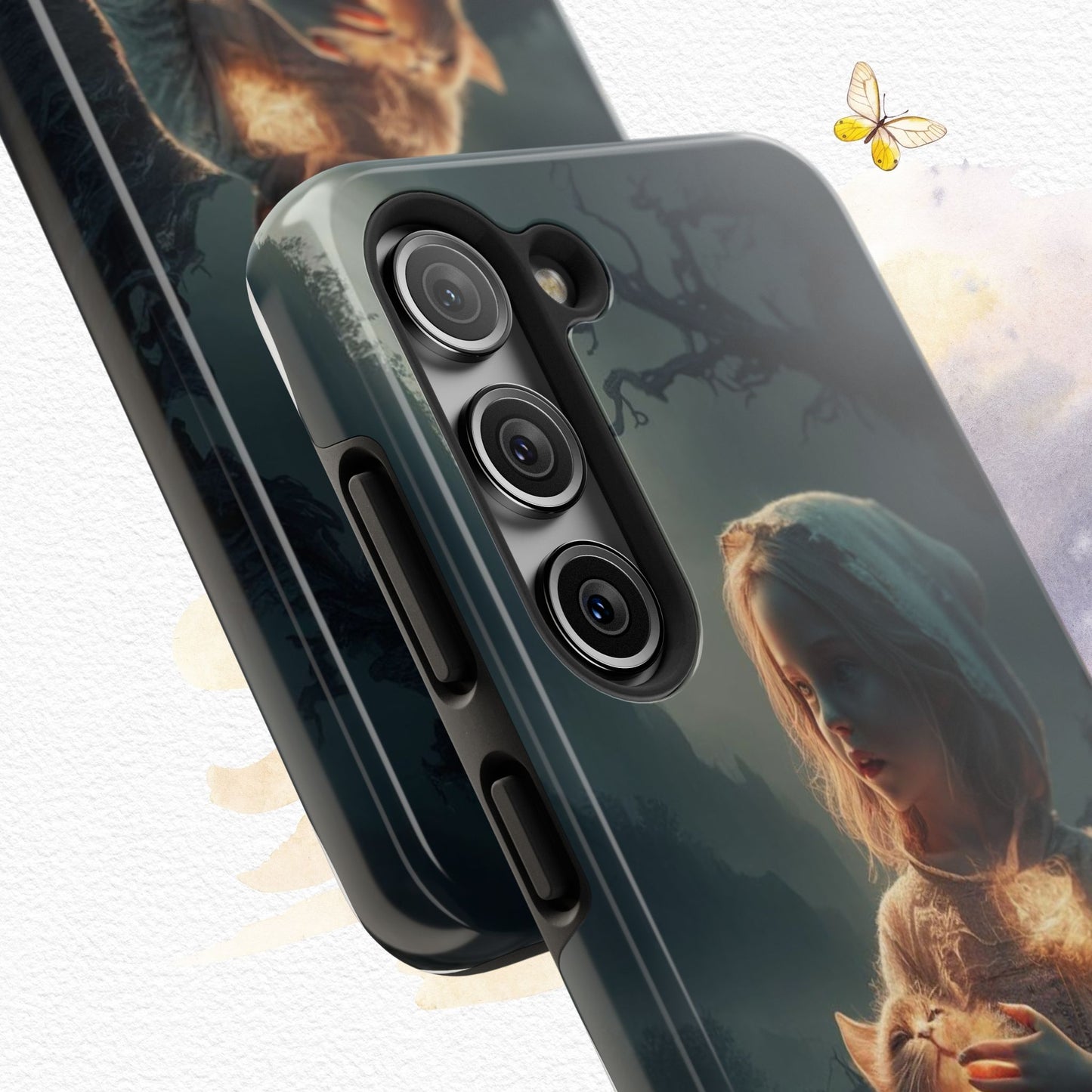Glitter Guardian Wireless Charging Support Tough Case