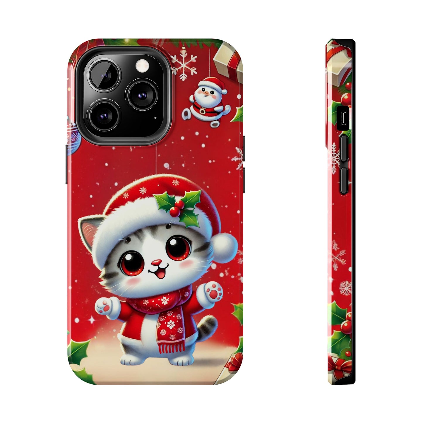 Purrfect Wishes Wireless Charging Support Tough Case