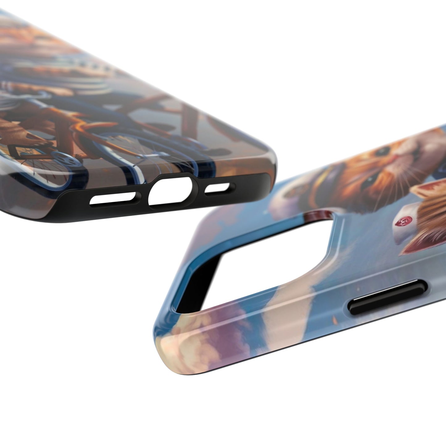 Nine Lives Wireless Charging Support Tough Case