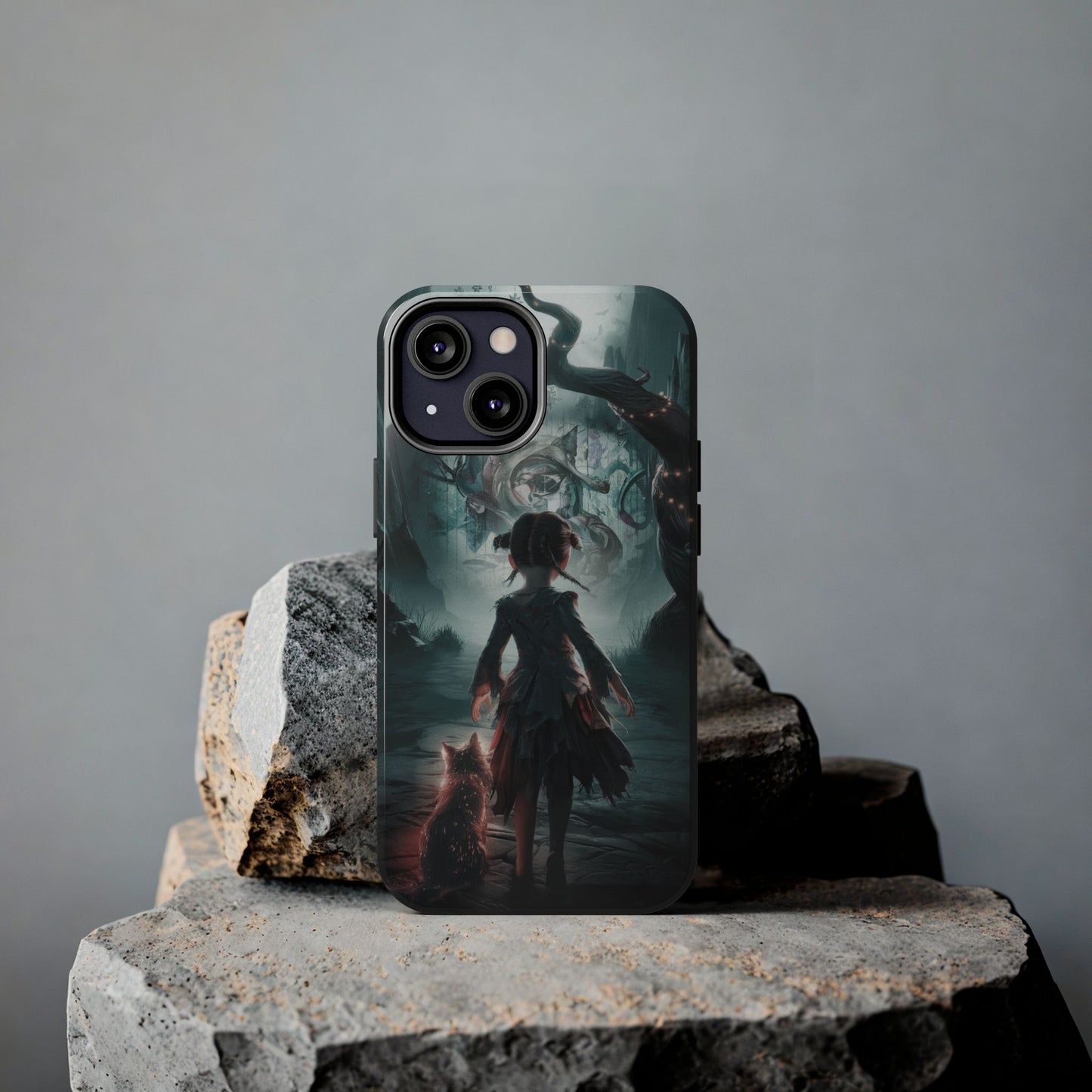 Feline Festivities Wireless Charging Support Tough Case.