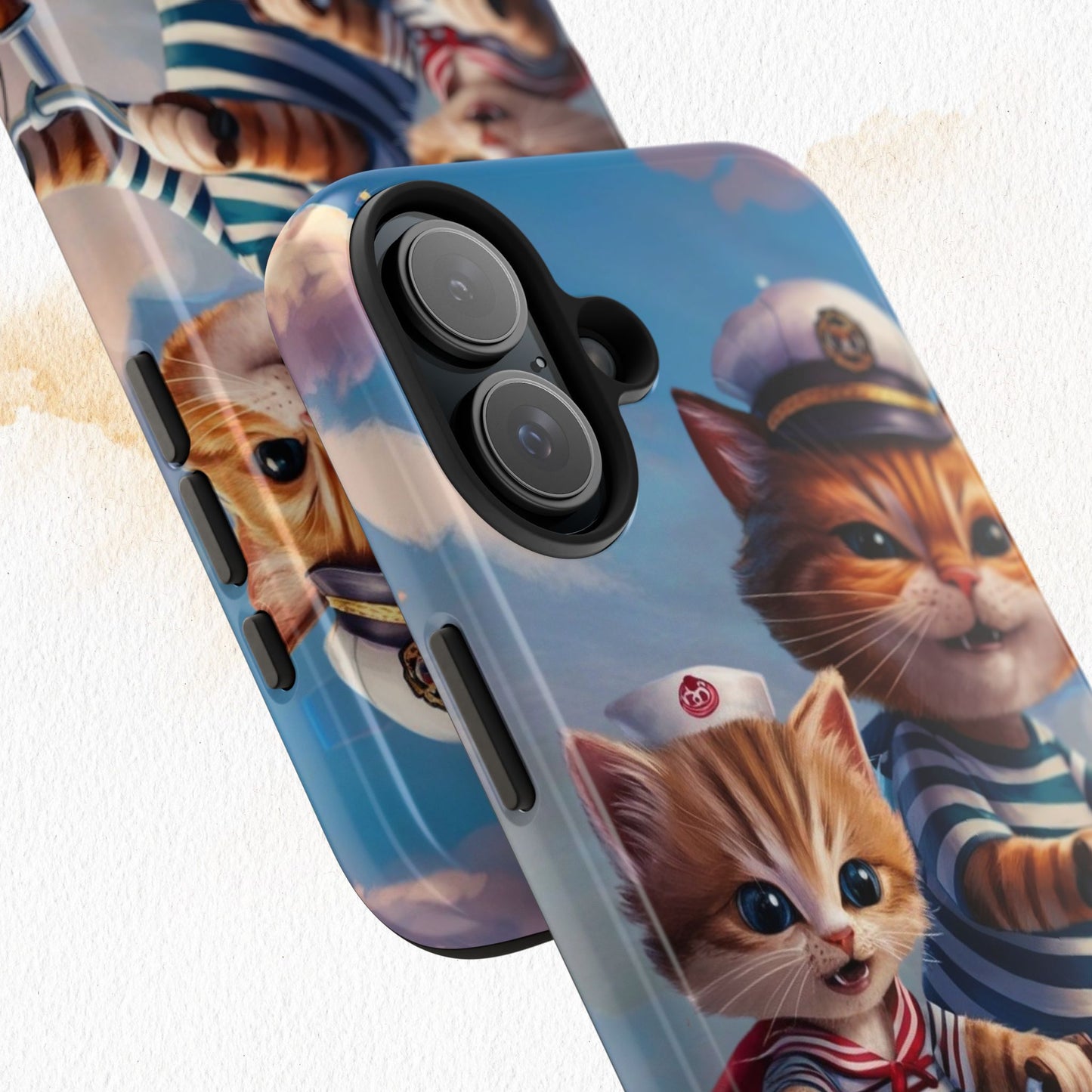 Nine Lives Wireless Charging Support Tough Case