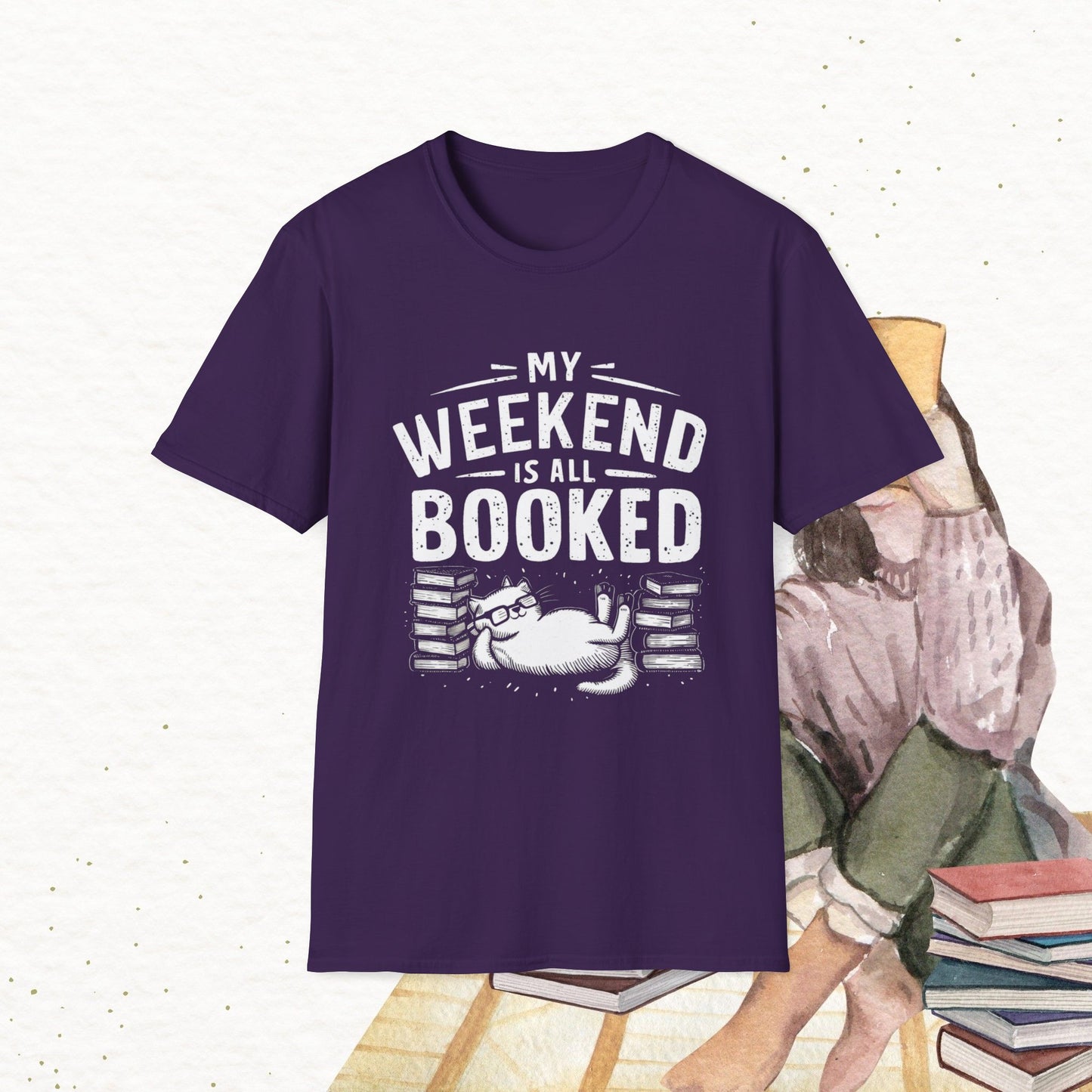 My Weekend Is All Booked Cotton Tee