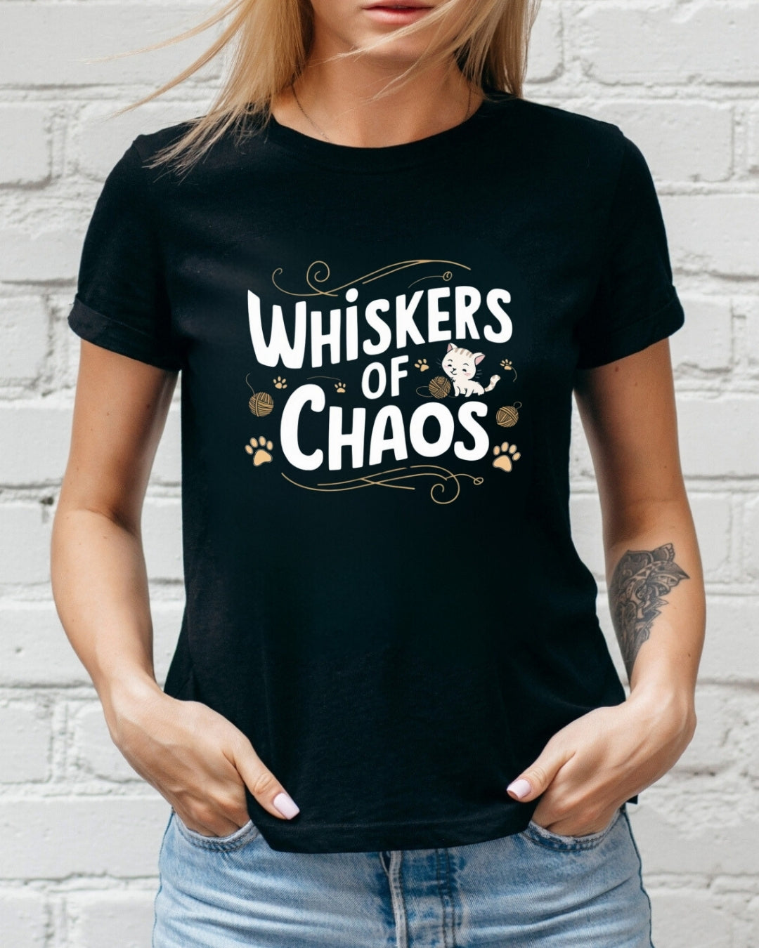 Whiskers of Chaos Cotton Tshirt
