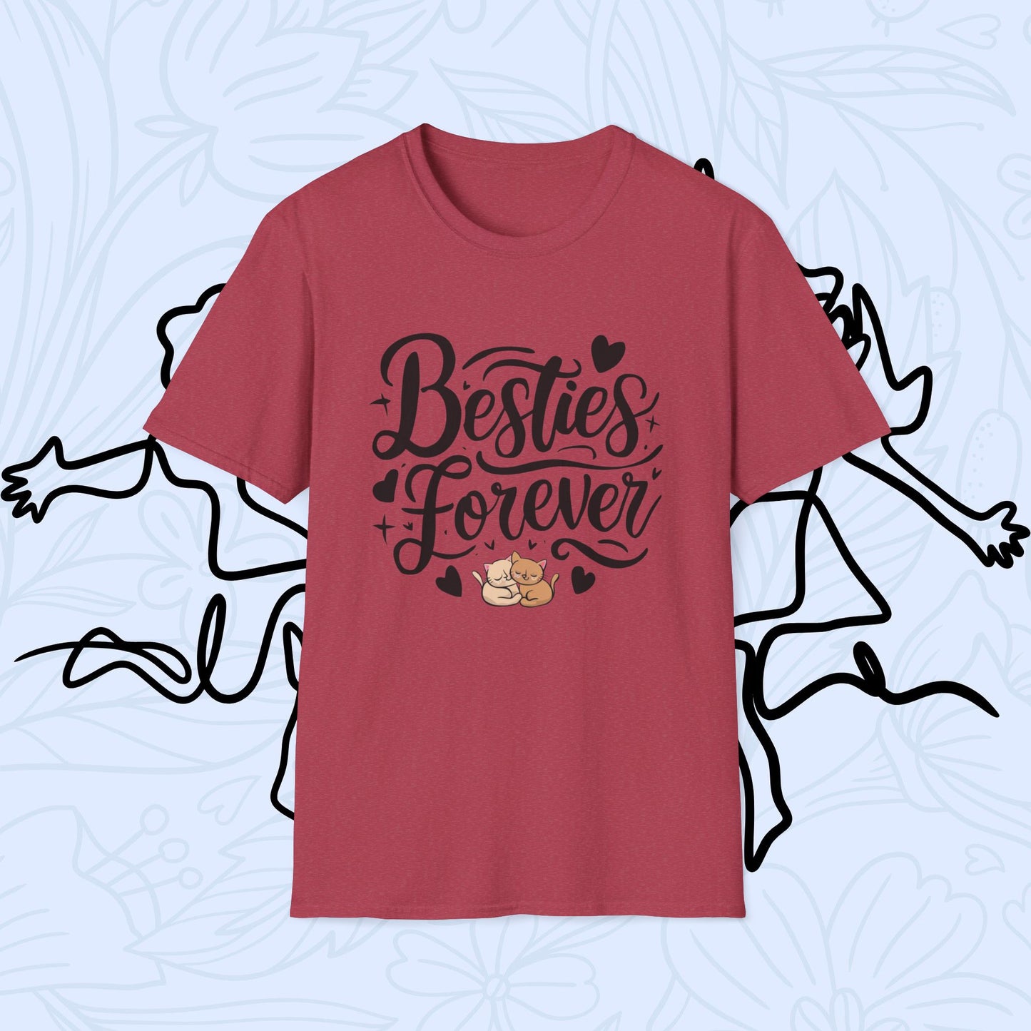 Besties Forever Cotton T-Shirt
