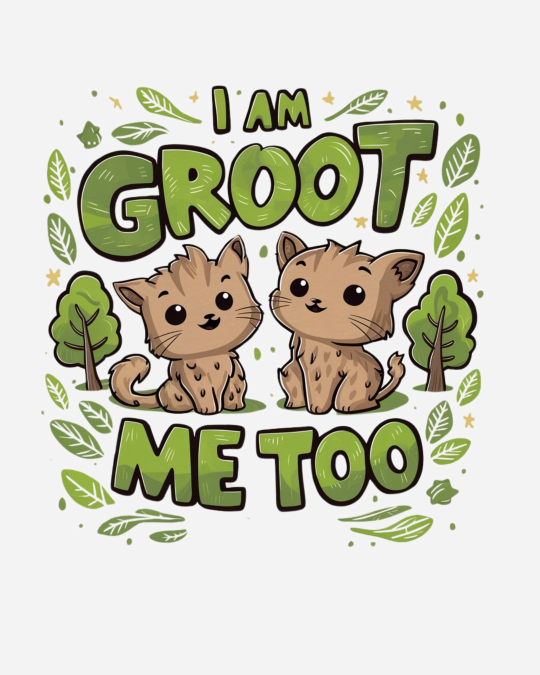 I am Groot Me Too Cotton T-Shirt