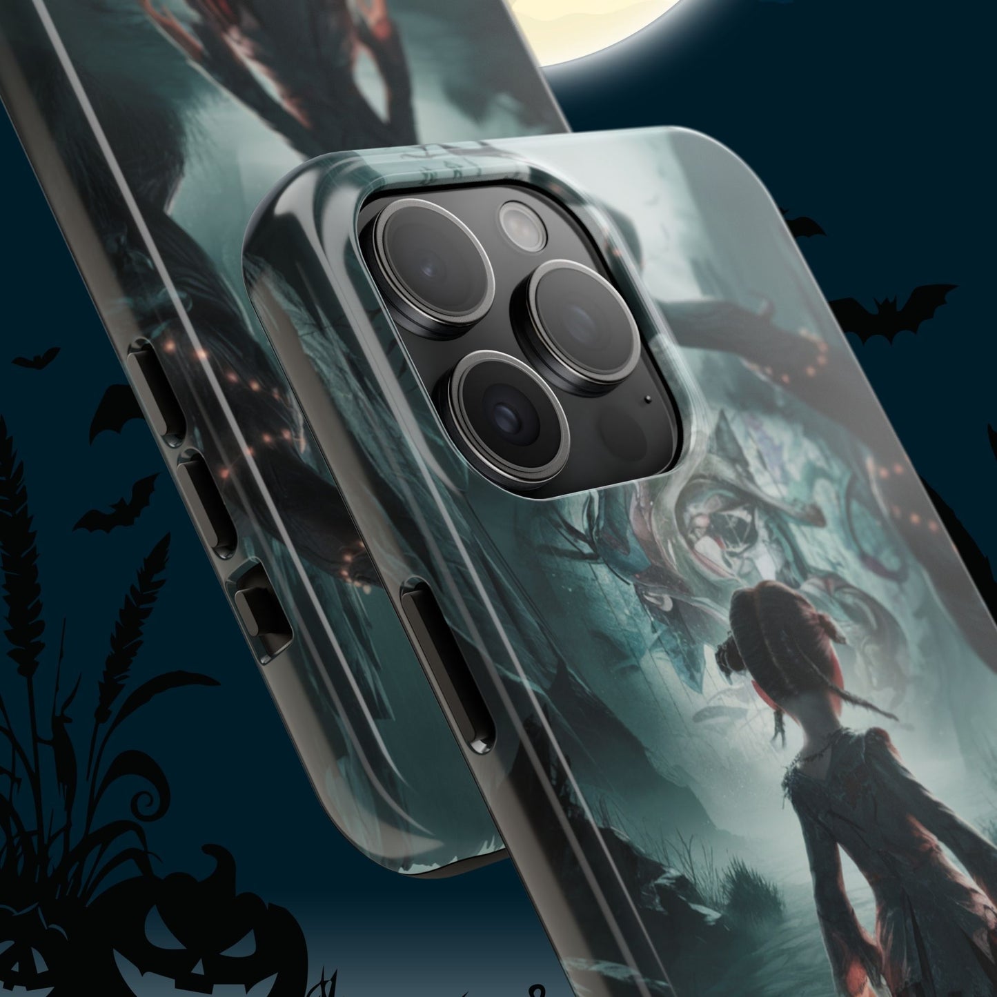 Feline Festivities Wireless Charging Support Tough Case.