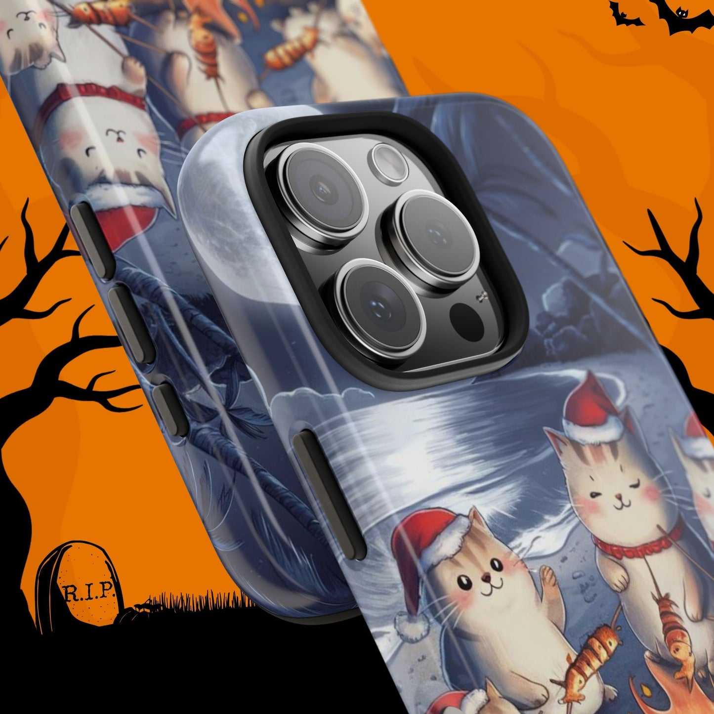 Meowmas Magic Wireless Charging Support Tough Case