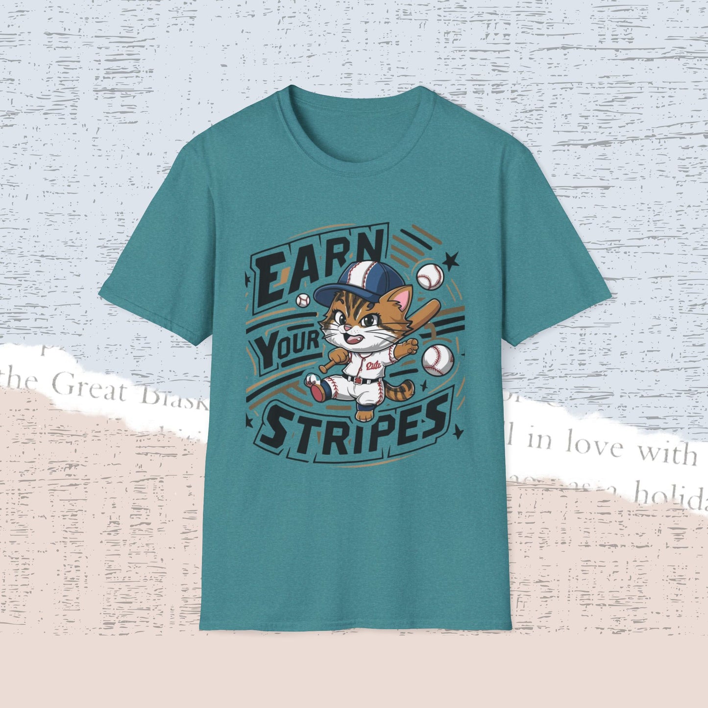 Earn Your Stripe Cotton Men Tee