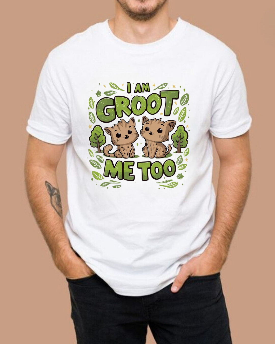 I am Groot Me Too Cotton T-Shirt