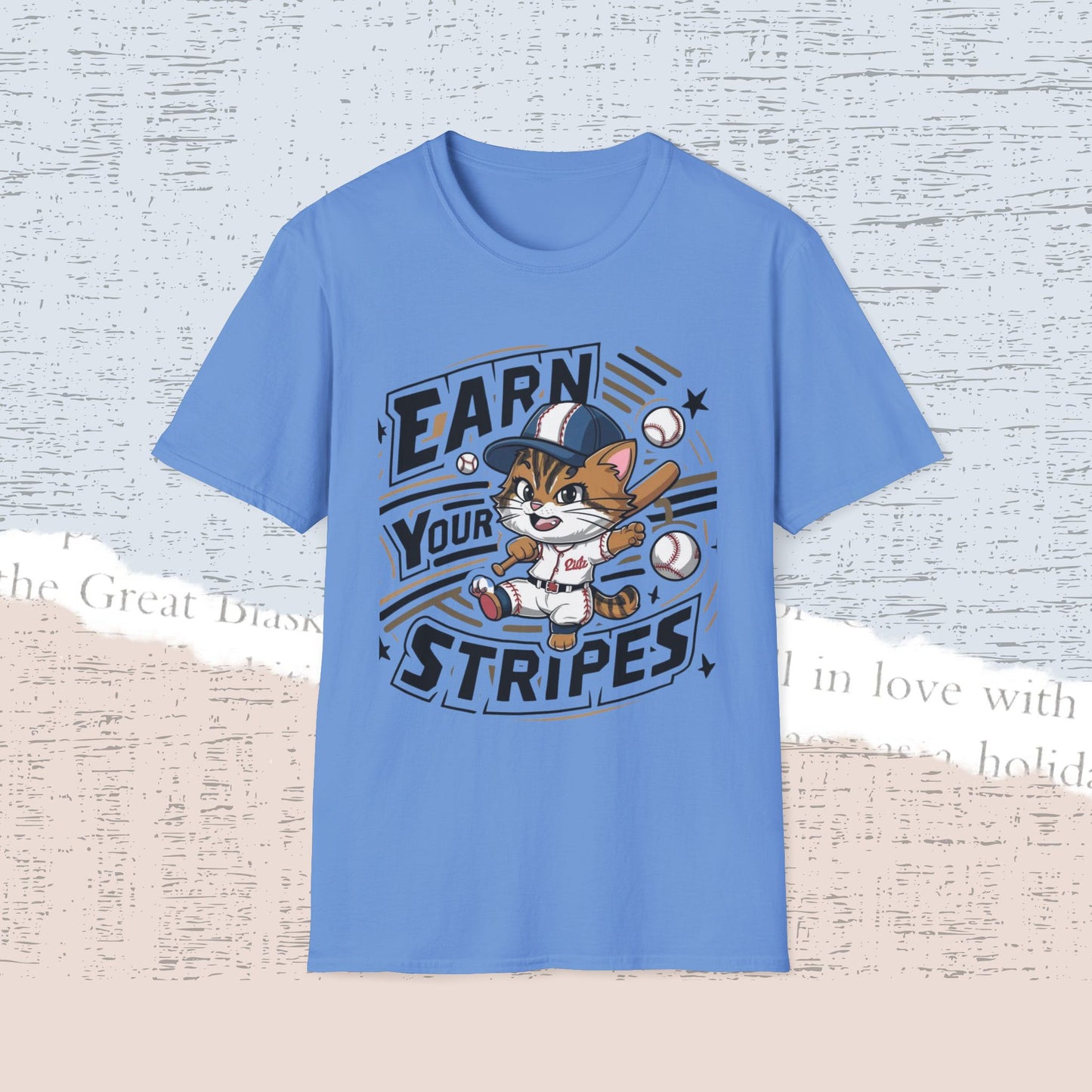 Earn Your Stripe Cotton Men Tee