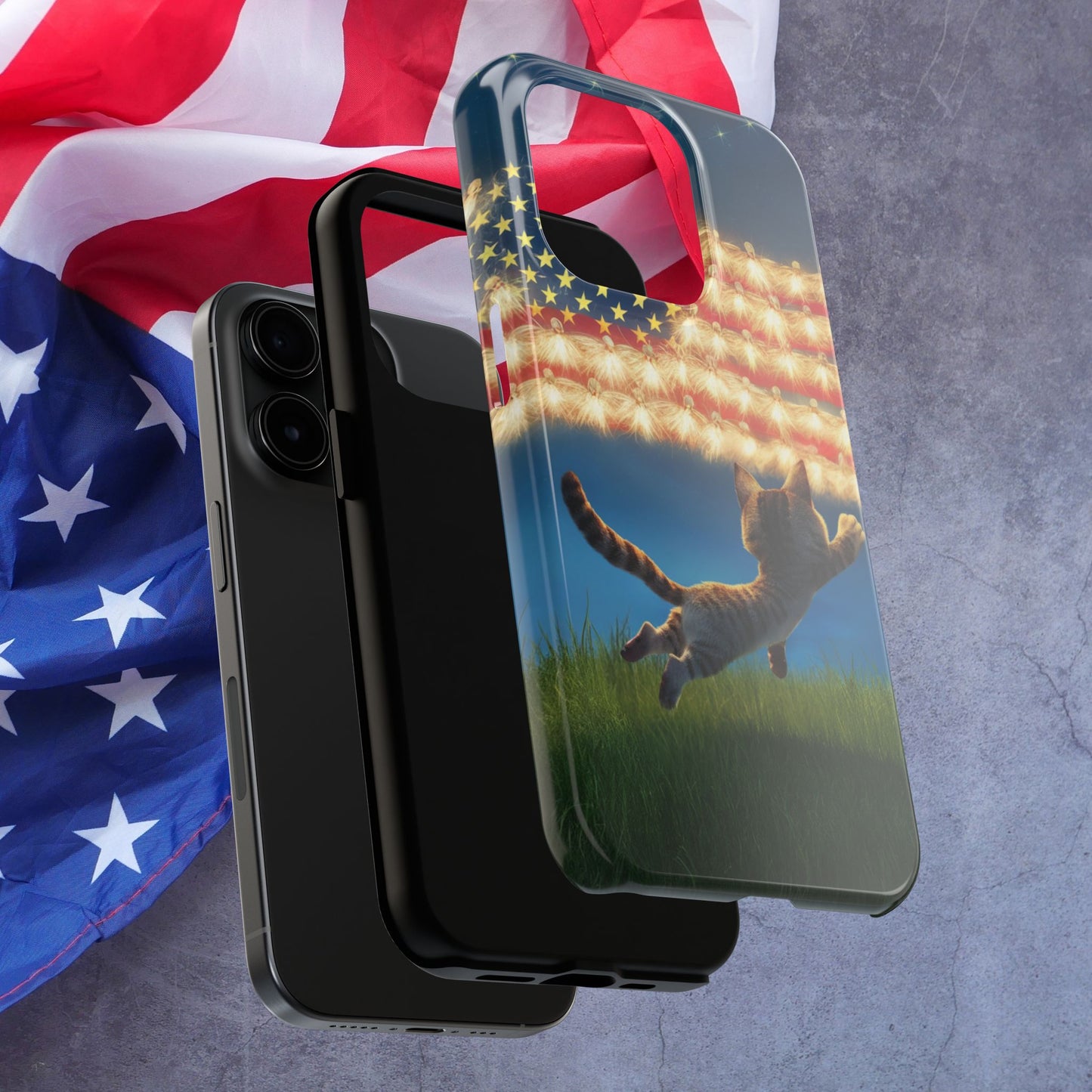Eagle Eye Wireless Charging Support Tough Case