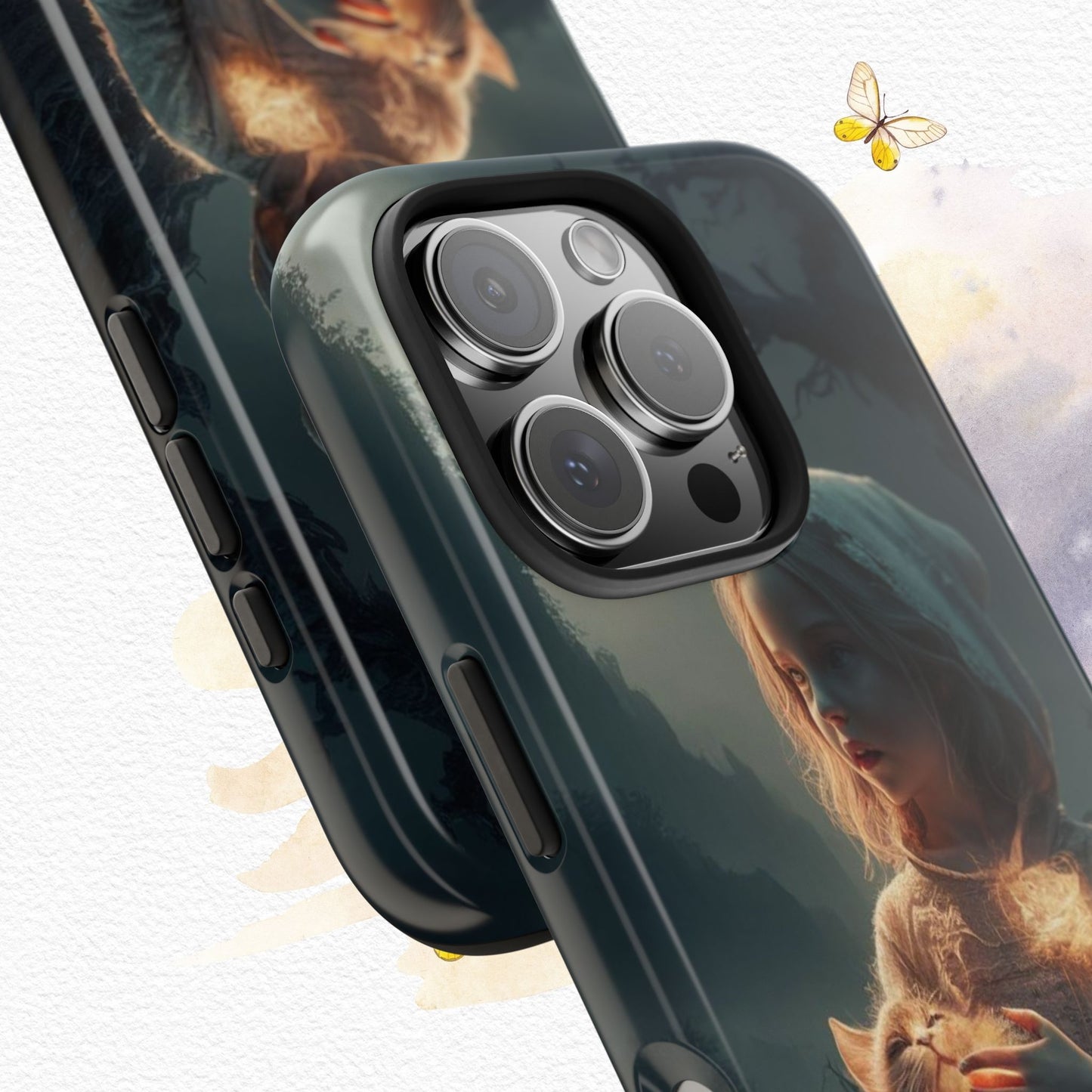 Glitter Guardian Wireless Charging Support Tough Case