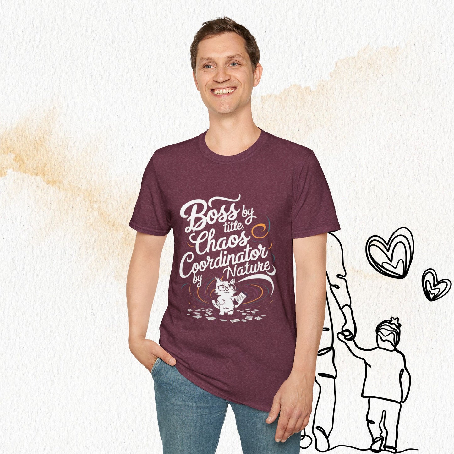 Boss By Title Cotton Tee