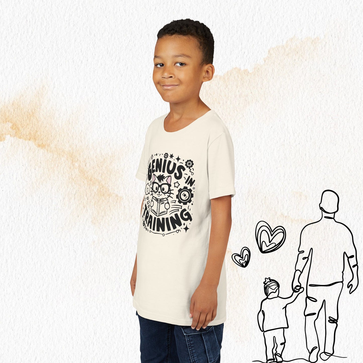 Genius In Training Youth Heavy Cotton T-Shirt