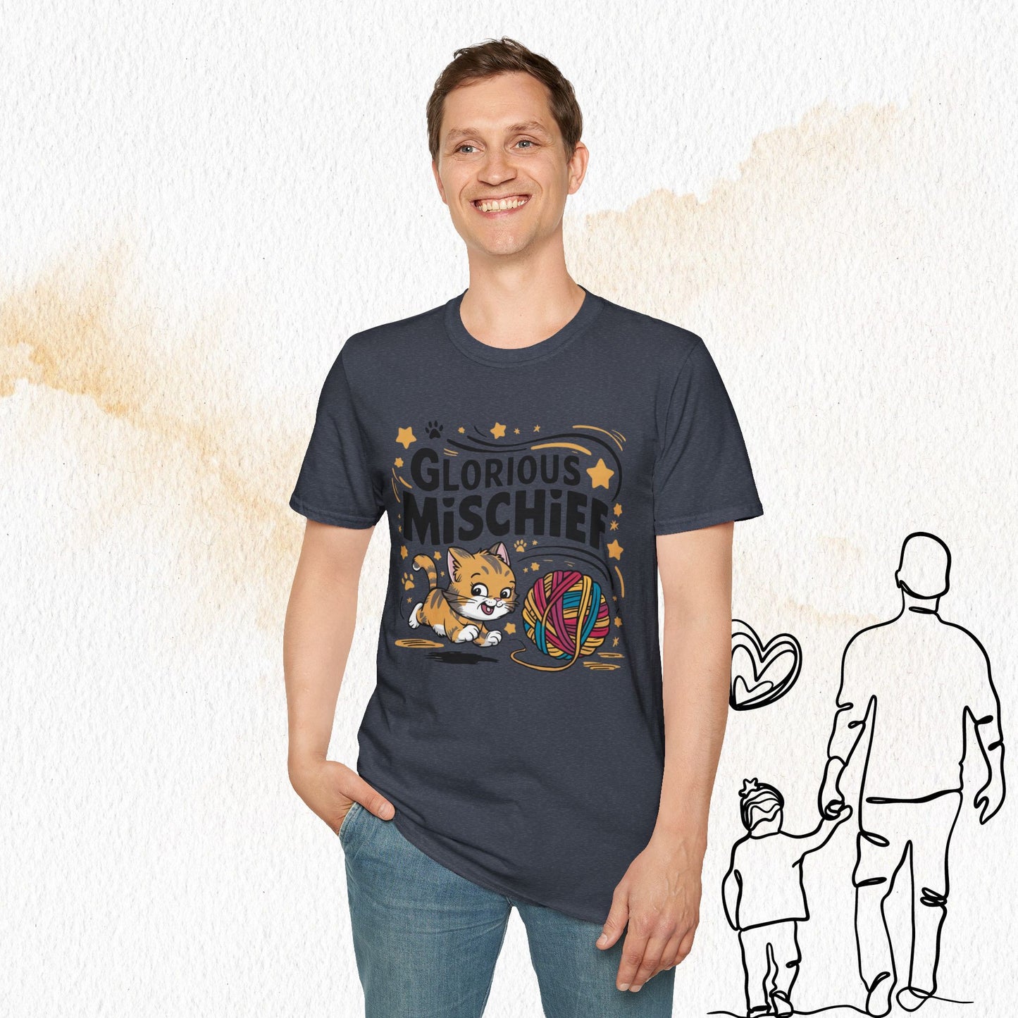 Glorious Mischief Cotton Men T-Shirt