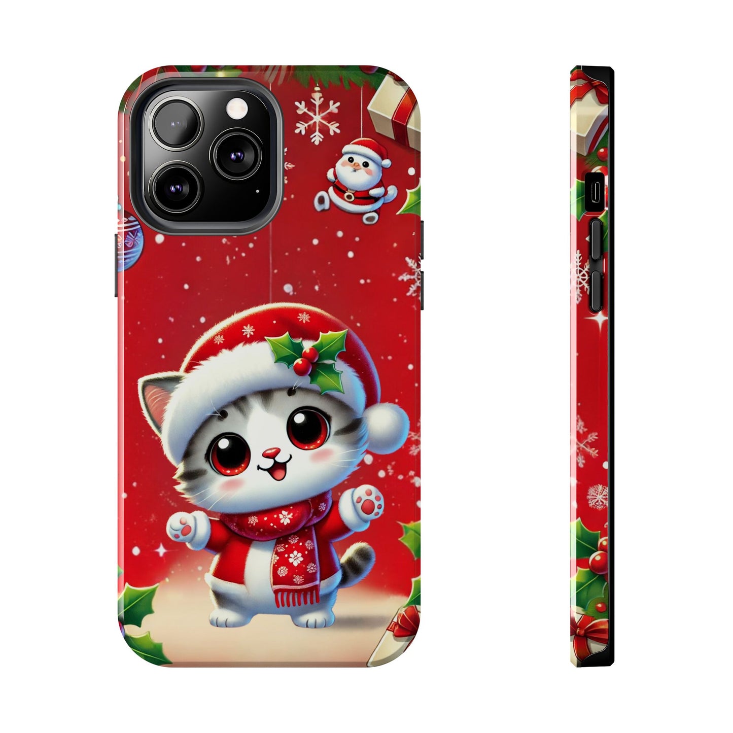 Purrfect Wishes Wireless Charging Support Tough Case
