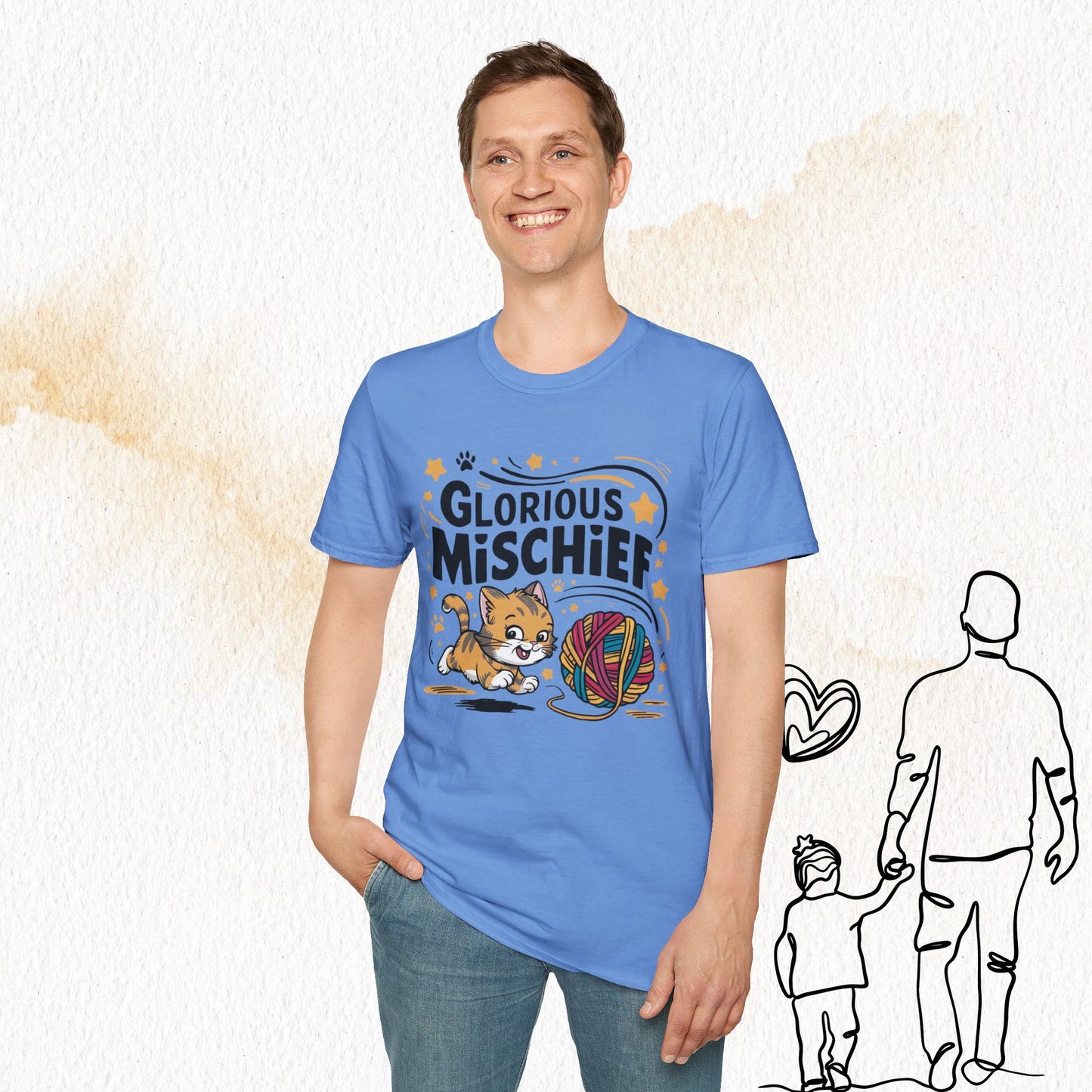 Glorious Mischief Cotton Men T-Shirt