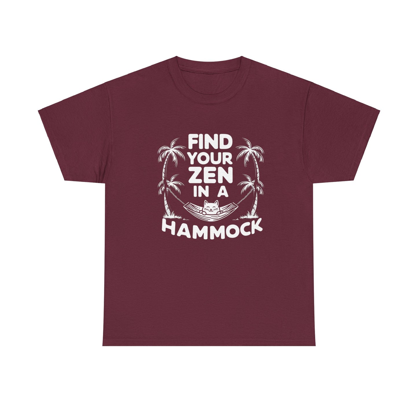 Find Your Zen In A Hammock Cotton tee