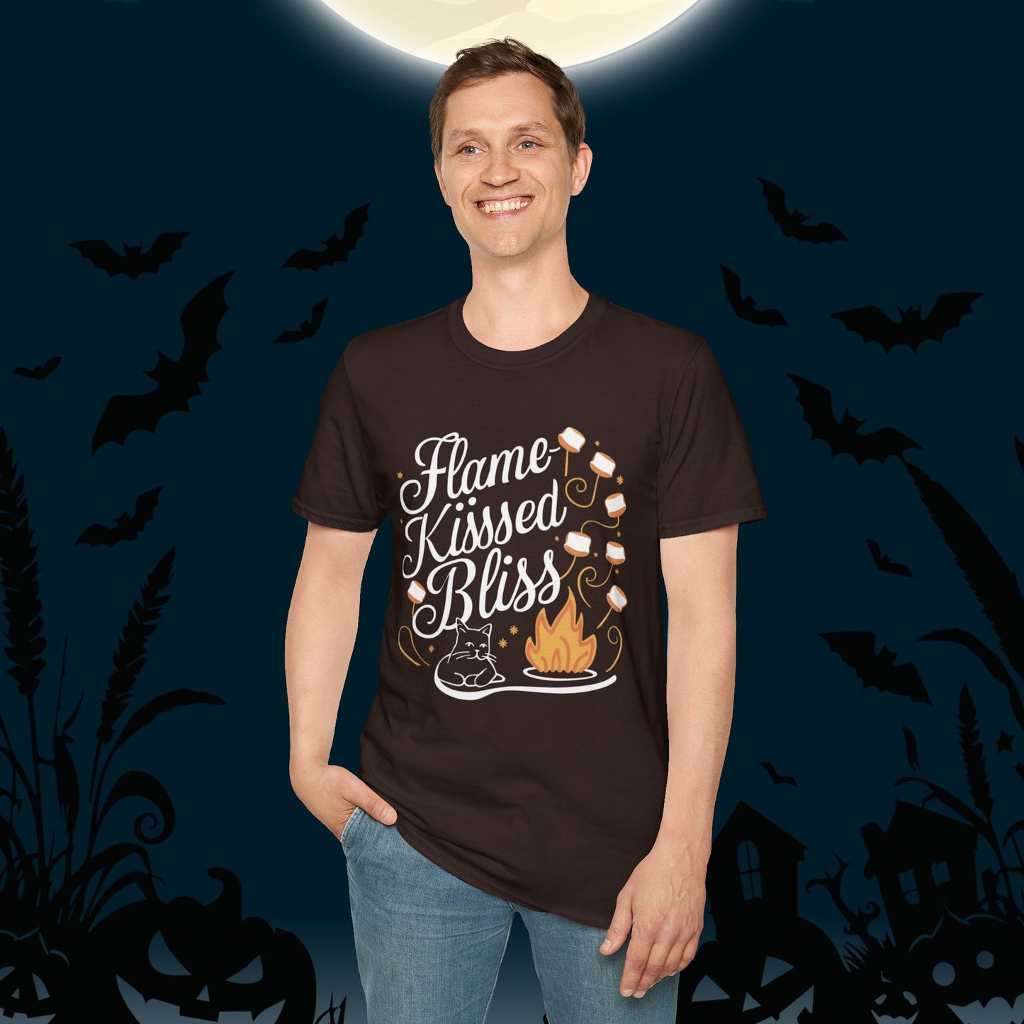 Flame Kiss Bliss Cotton Tee