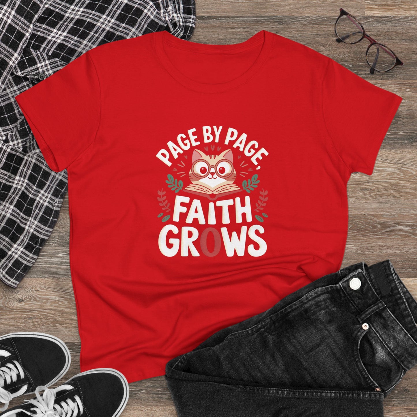 Faithful Threads Women Cotton Tshirt