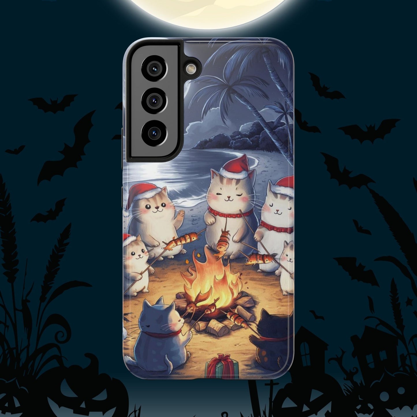 Meowmas Magic Wireless Charging Support Tough Case