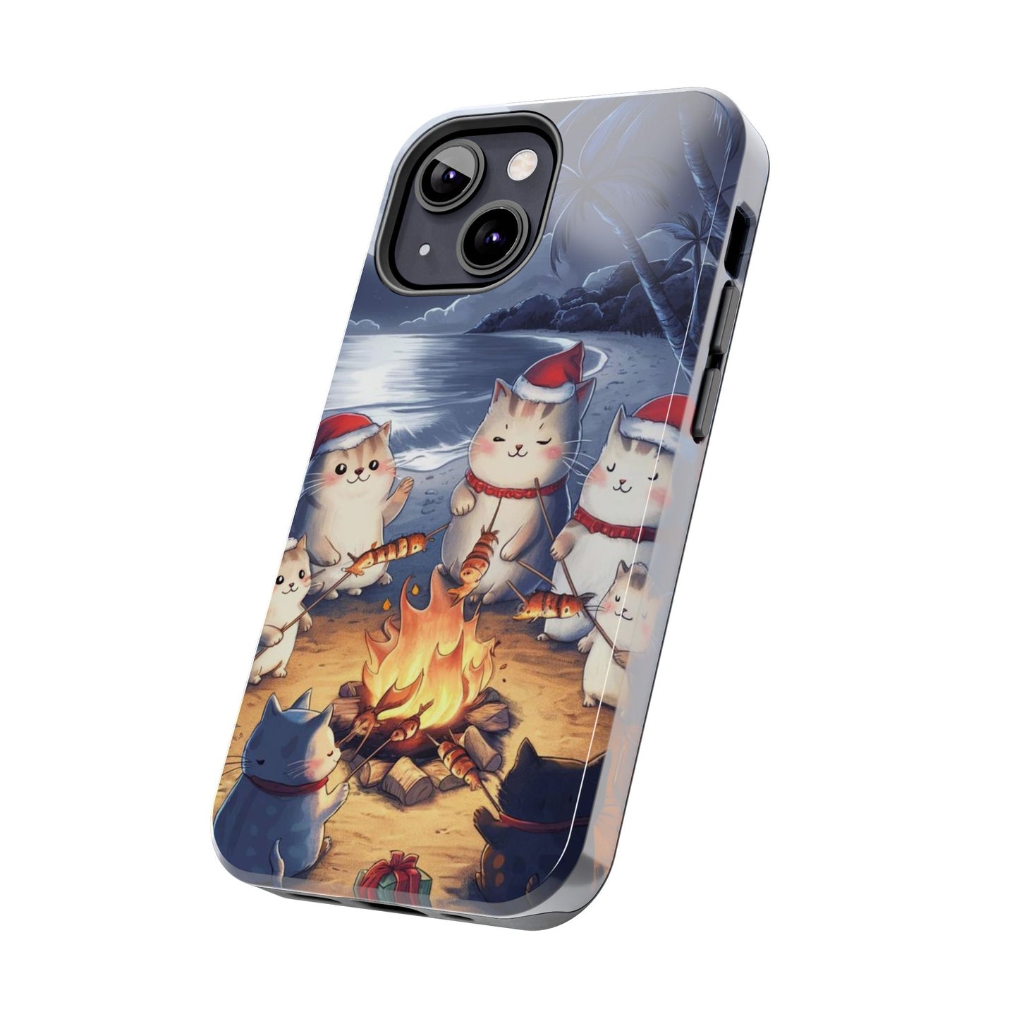 Meowmas Magic Wireless Charging Support Tough Case