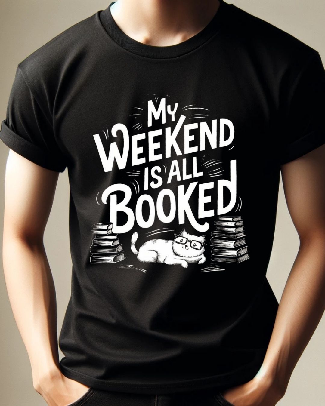 My Weekend Is All Booked Cotton Tshirts