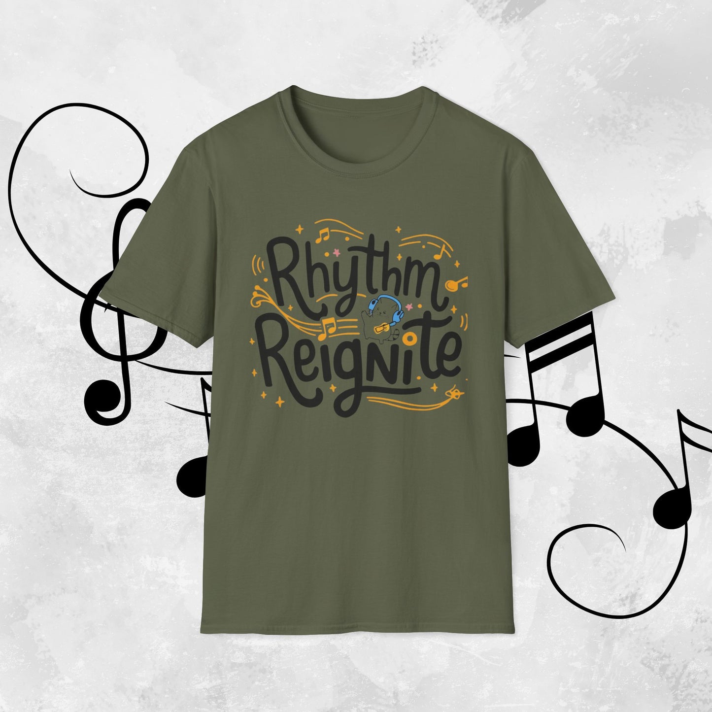 Rhythm Reignites Men Cotton T-Shirt