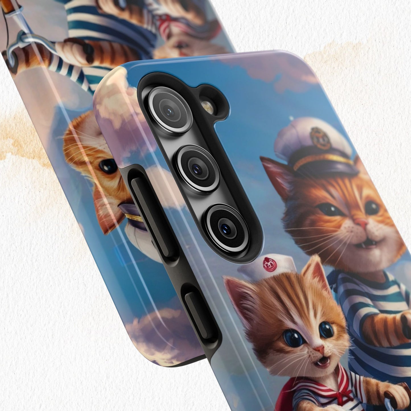 Nine Lives Wireless Charging Support Tough Case