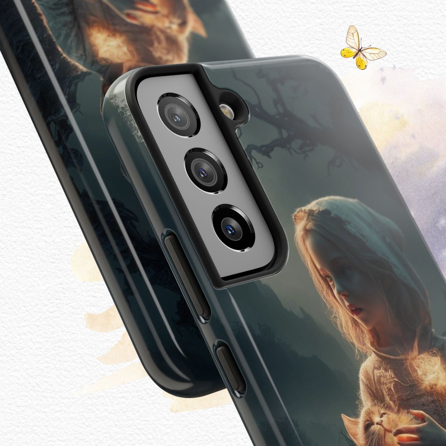 Glitter Guardian Wireless Charging Support Tough Case