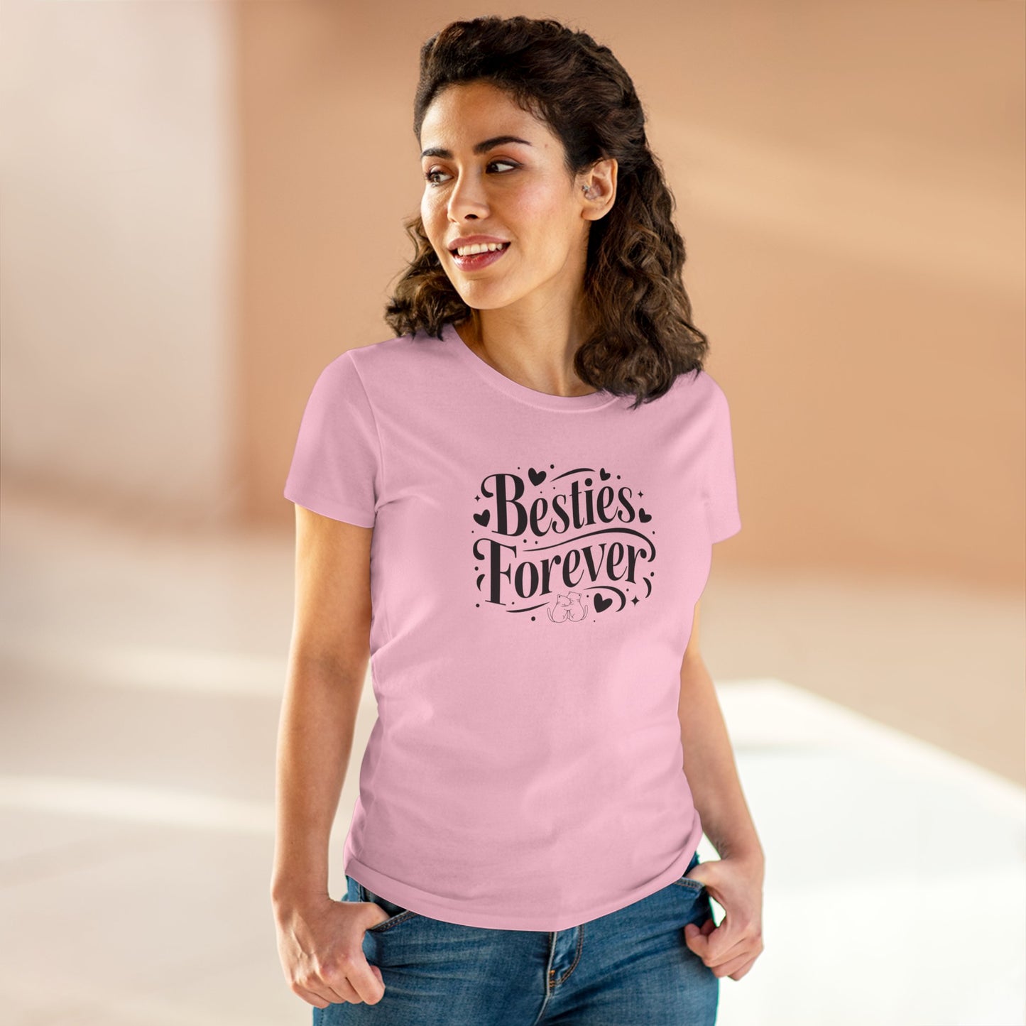 Besties Forever Women Graphic Tshirts