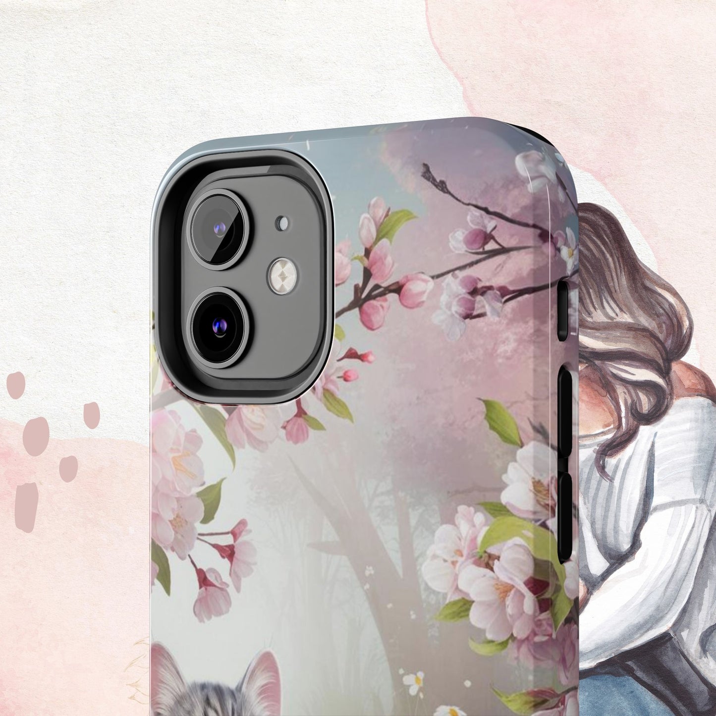 Lavender Lullaby Wireless Charging Support Tough Case