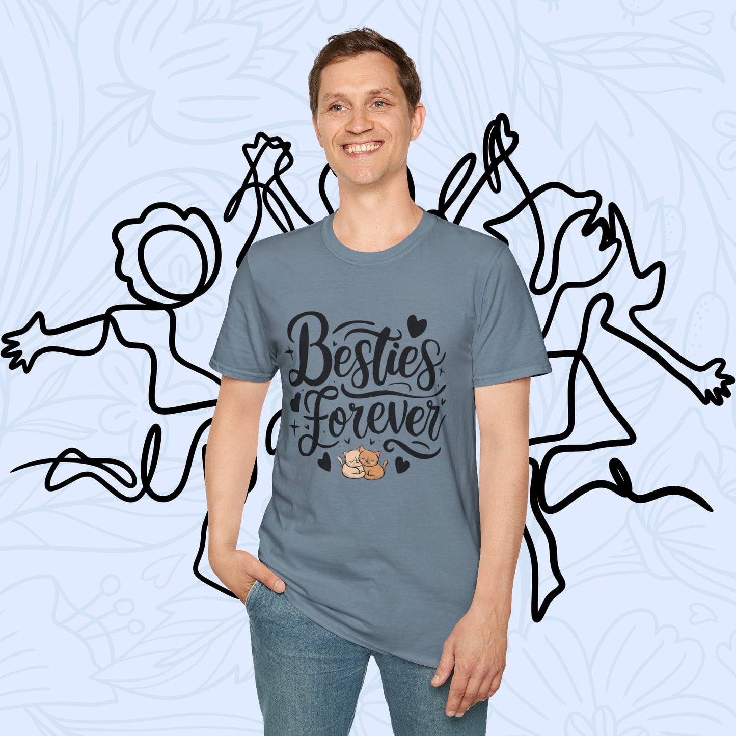 Besties Forever Cotton T-Shirt