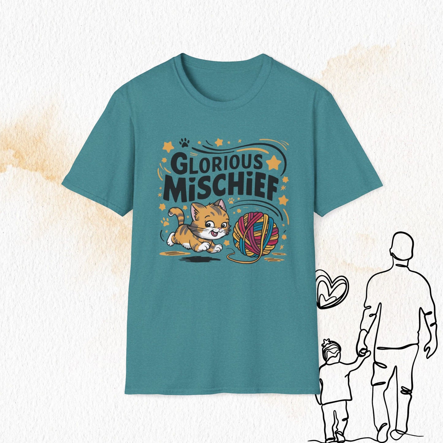 Glorious Mischief Cotton Men T-Shirt