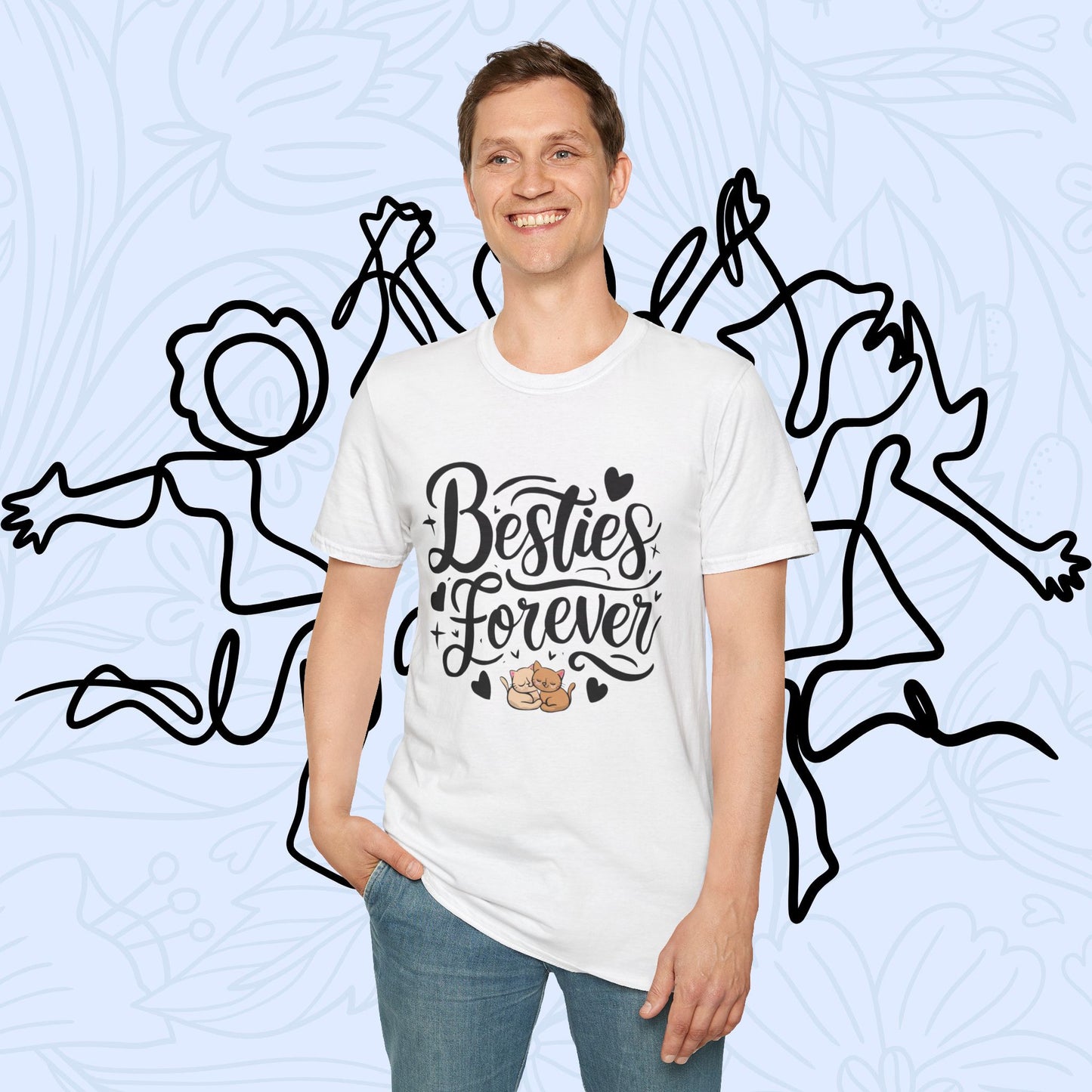 Besties Forever Cotton T-Shirt