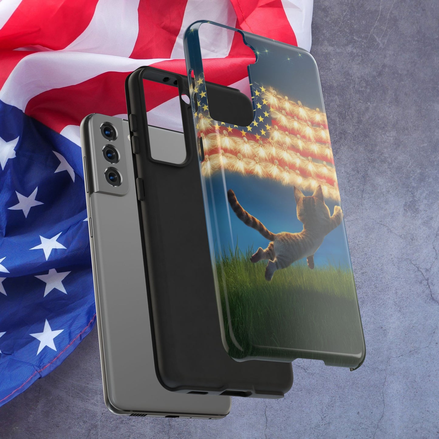 Eagle Eye Wireless Charging Support Tough Case