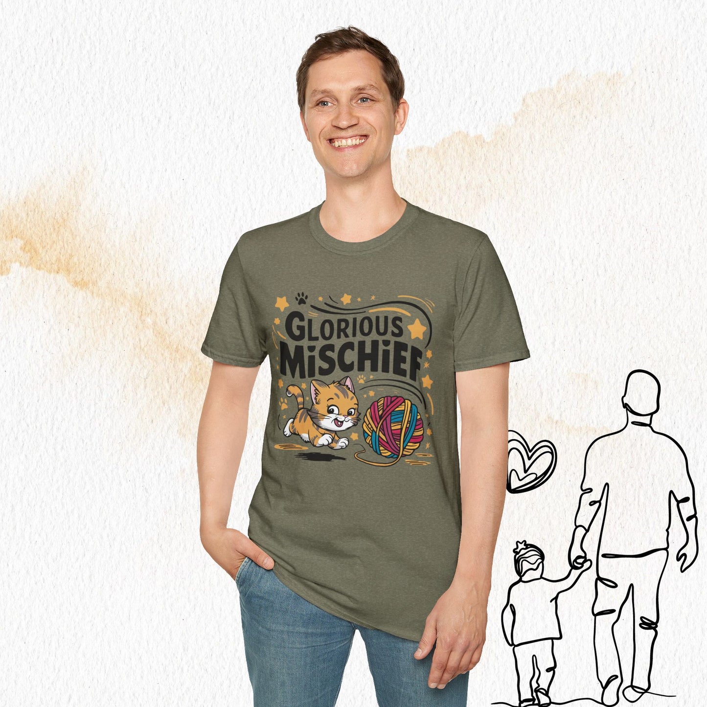 Glorious Mischief Cotton Men T-Shirt