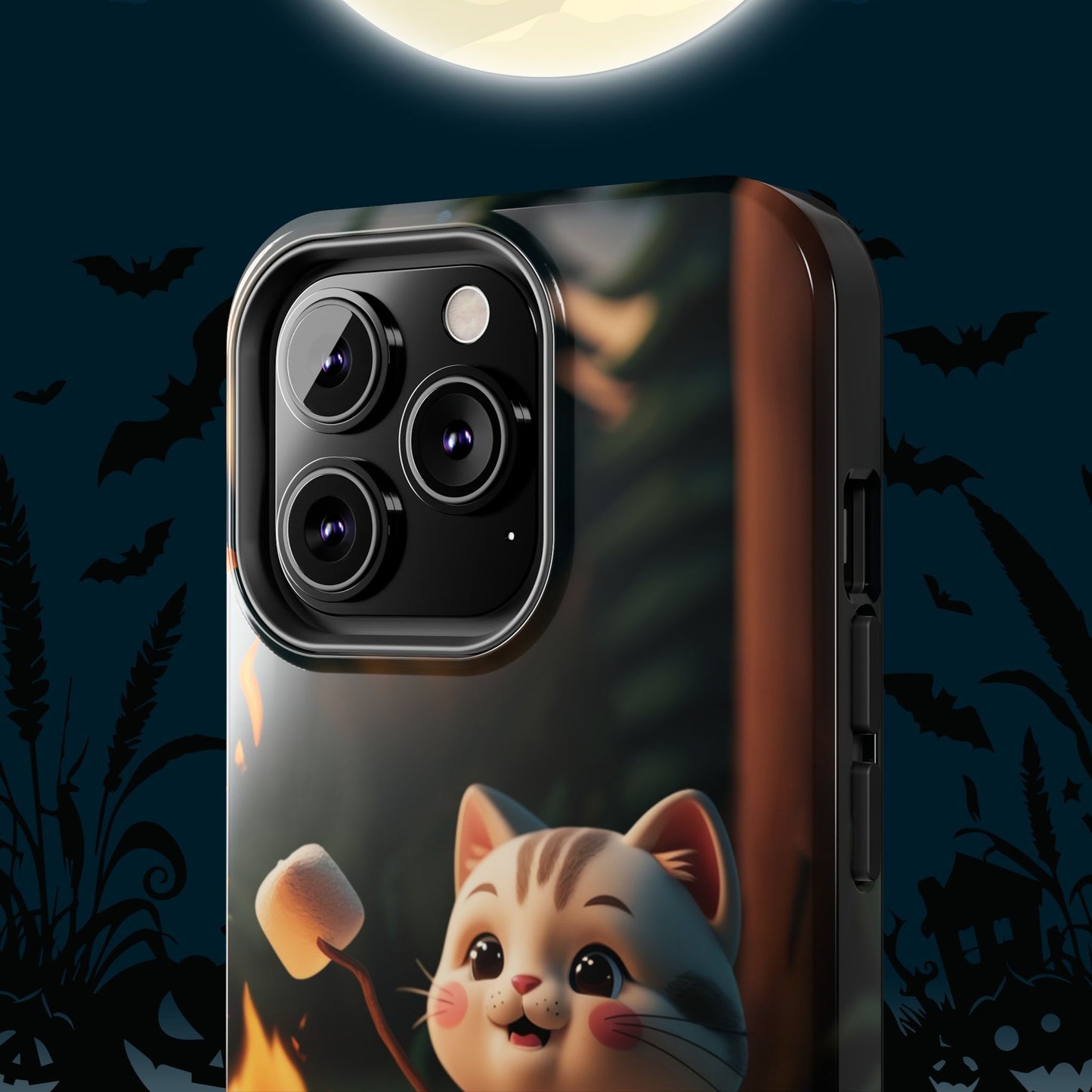 Meowstic Grip Wireless Charging Support Tough Case.